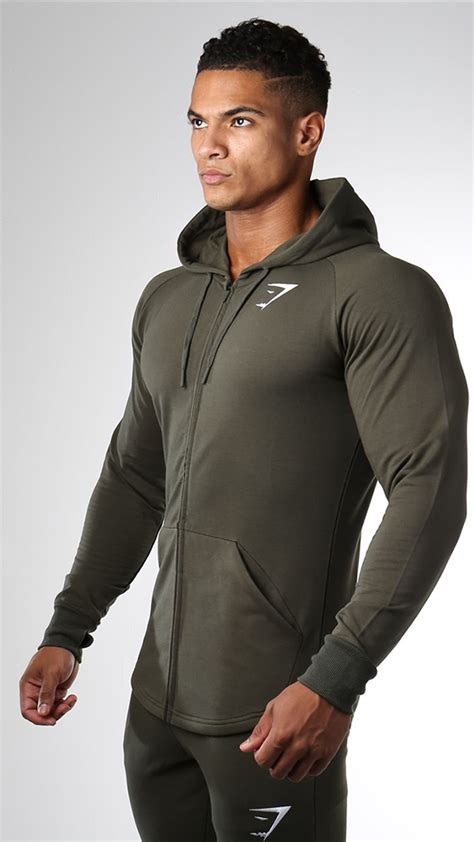 gymshark zip up hoodie